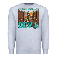 Heather Grey im only one drink Premium Sweatshirt - NancyCooperArtShop