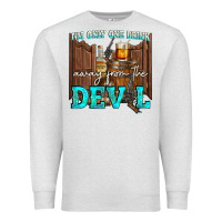 Oatmeal Heather im only one drink Premium Sweatshirt - NancyCooperArtShop