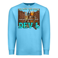Ocean Blue im only one drink Premium Sweatshirt - NancyCooperArtShop