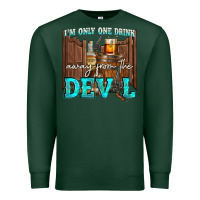 Sports Green im only one drink Premium Sweatshirt - NancyCooperArtShop