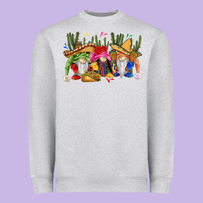 Mexican Gnomes Heavyweight Sweatshirt Designed By Cts Tumbler Store