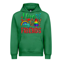 Emerald I love my gay friends Urban Hoodie - NancyCooperArtShop