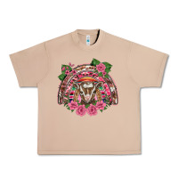 Burro pink floral baby goat rainbow Urban Heavy Tee - BarkalooDesign