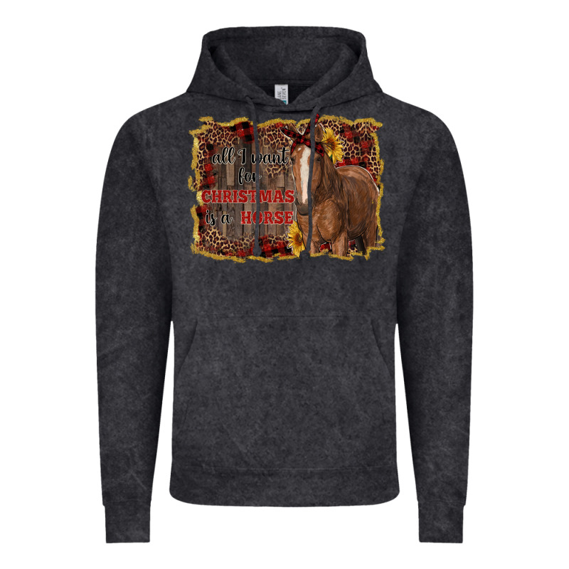 All I Want For Christmas Is A Horse Vintage Hoodie by RanaPortraitStore | Teevron
