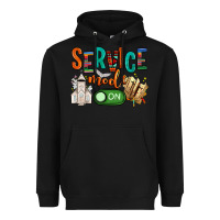 Black service mode on Heavyweight Hoodie - NancyCooperArtShop
