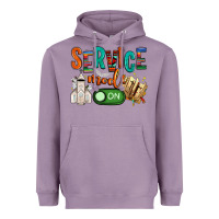 Lavender service mode on Heavyweight Hoodie - NancyCooperArtShop