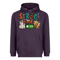 Service Mode On Heavyweight Hoodie | Teevron