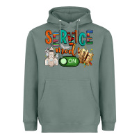 Sage service mode on Heavyweight Hoodie - NancyCooperArtShop