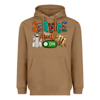 Toasted Coconut service mode on Heavyweight Hoodie - NancyCooperArtShop
