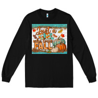 Black Just A Girl Who Loves Fall Mousepad Long Sleeve Tee - BundleAndBundleShop