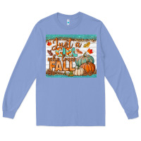 Colony Blue Just A Girl Who Loves Fall Mousepad Long Sleeve Tee - BundleAndBundleShop