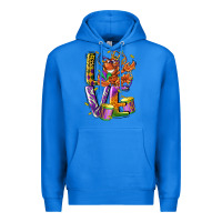 True Royal Mardi Gras love Premium Hoodie - LillyAllenDesigns