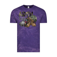 Cloud Purple army wife Vintage Tee - SublimationCraftShop
