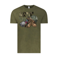 Vintage Olive army wife Vintage Tee - SublimationCraftShop