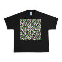 Black mardi gras leopard  seamless pattern Urban Heavy Tee - FaDigitalArtStudio