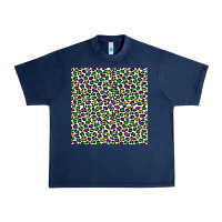 Navy mardi gras leopard  seamless pattern Urban Heavy Tee - FaDigitalArtStudio