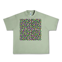 Oil Green mardi gras leopard  seamless pattern Urban Heavy Tee - FaDigitalArtStudio