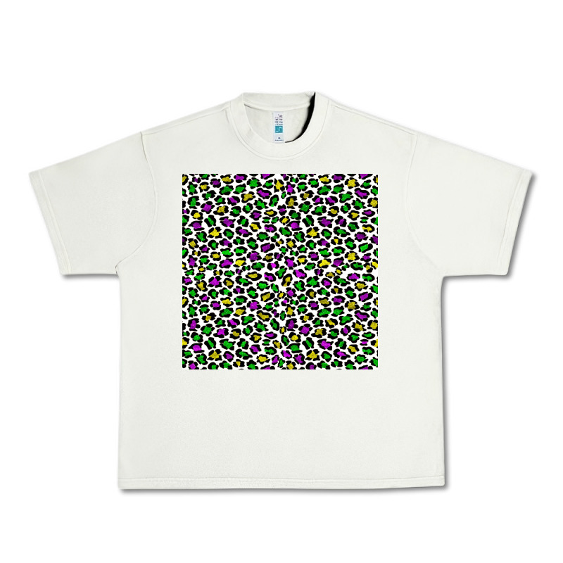 Mardi Gras Leopard  Seamless Pattern Urban Heavy Tee by FaDigitalArtStudio | Teevron