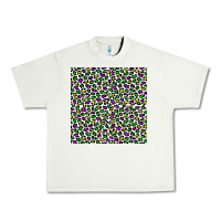 Pistachio mardi gras leopard  seamless pattern Urban Heavy Tee - FaDigitalArtStudio