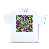 White mardi gras leopard  seamless pattern Urban Heavy Tee - FaDigitalArtStudio