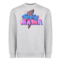 Heather Grey badass mama Heavyweight Sweatshirt - Zillion Design Studio
