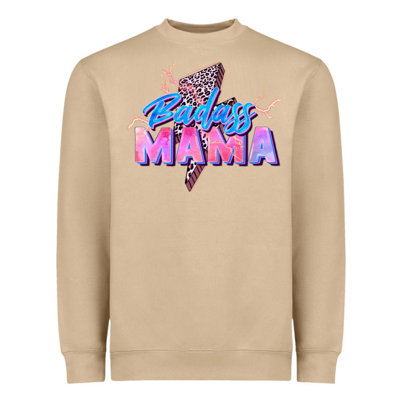 Badass Mama Heavyweight Sweatshirt by Zillion Design Studio | Teevron