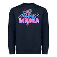 Navy badass mama Heavyweight Sweatshirt - Zillion Design Studio