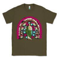 Army Green san judas rainbow Classic Tee - JahusDesignShop