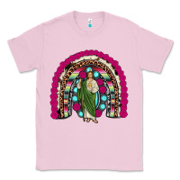 Bubblegum Pink san judas rainbow Classic Tee - JahusDesignShop