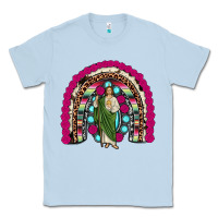 Dusty Blue san judas rainbow Classic Tee - JahusDesignShop