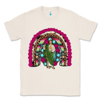 Natural san judas rainbow Classic Tee - JahusDesignShop