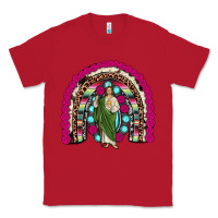 Red san judas rainbow Classic Tee - JahusDesignShop
