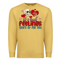 Antique Gold if i had feelings they d be for you Premium Sweatshirt - MaliasSmallBusiness