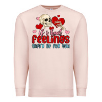 Pale Pink if i had feelings they d be for you Premium Sweatshirt - MaliasSmallBusiness