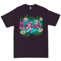Plum breast cancer believe Premium Tee - BarkalooDesign