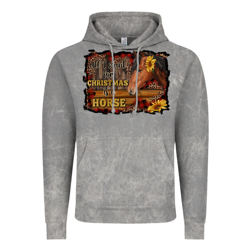 All I Want For Christmas Is A Horse Brown Horse Vintage Hoodie by RanaPortraitStore | Teevron