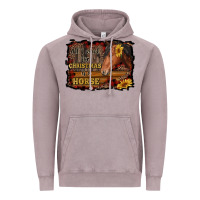 Vintage Zinc all i want for christmas is a horse brown horse Vintage Hoodie - RanaPortraitStore