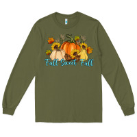 Army Green Fall Sweet Fall Long Sleeve Tee - Artiststas