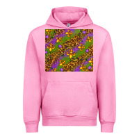 Fuchsia Pink Mardi Gras Urban Hoodie - NancyCooperArtShop