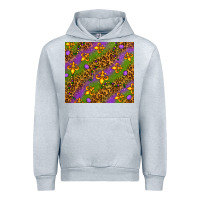 Heather Grey Mardi Gras Urban Hoodie - NancyCooperArtShop