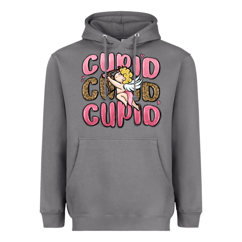 Cupid Cupid Cupid Valentine's Day Heavyweight Hoodie by MaliasSmallBusiness | Teevron