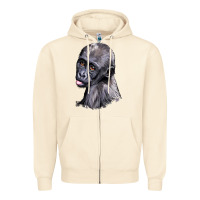 Sandshell Baby Gorilla Head Zipper Hoodie - LillyAllenDesigns