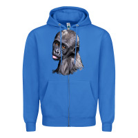 True Royal Baby Gorilla Head Zipper Hoodie - LillyAllenDesigns