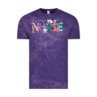 Cloud Purple Easter Nurse Easter Day Vintage Tee - Neo Western