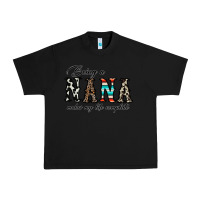 Black being nana makes my life complate Urban Heavy Tee - CowhideDigitalArt