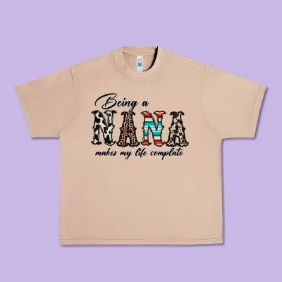 Being Nana Makes My Life Complate Urban Heavy Tee Designed By Cowhidedigitalart