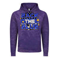 Cloud Purple back the blue Vintage Hoodie - Zillion Design Studio