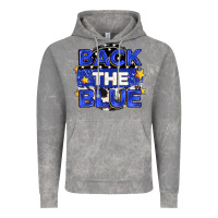 Cloud Rock back the blue Vintage Hoodie - Zillion Design Studio
