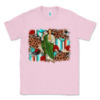 Bubblegum Pink san judas leopard cowhide background Classic Tee - JahusDesignShop