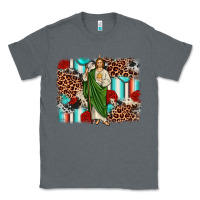 Charcoal Heather san judas leopard cowhide background Classic Tee - JahusDesignShop